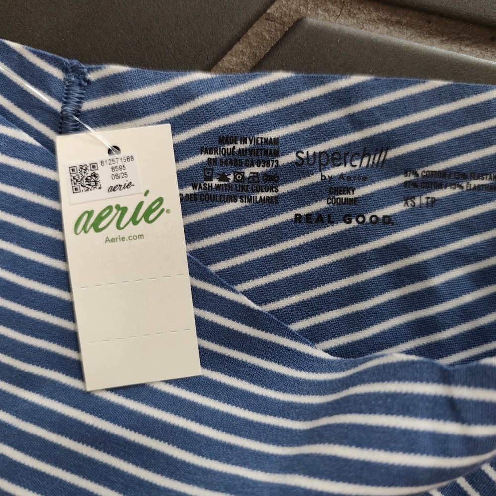 Aerie Striped Panties Xs